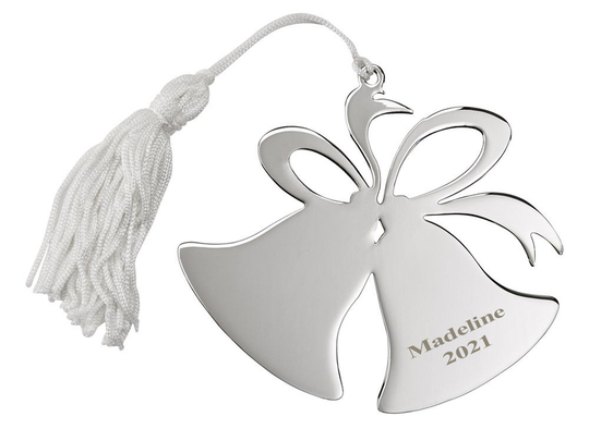 Personalized Christmas Bells Shaped Ornament